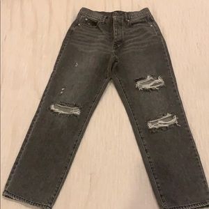 washed black jeans womens